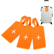 Load image into Gallery viewer, 3 PCS Square PVC Luggage Tag Travel Bag Identification Tag - Mega Discount Store Ghana