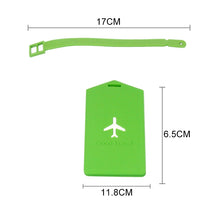 Load image into Gallery viewer, 3 PCS Square PVC Luggage Tag Travel Bag Identification Tag - Mega Discount Store Ghana