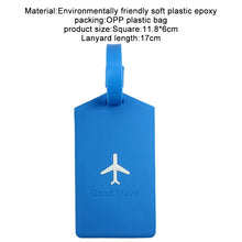 Load image into Gallery viewer, 3 PCS Square PVC Luggage Tag Travel Bag Identification Tag - Mega Discount Store Ghana