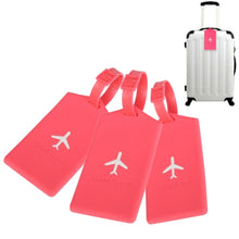 Load image into Gallery viewer, 3 PCS Square PVC Luggage Tag Travel Bag Identification Tag - Mega Discount Store Ghana