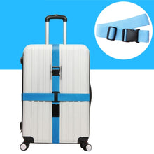 Load image into Gallery viewer, Cross Rainbow Elastic Telescopic Bag Bungee Luggage Packing Belt Travel Luggage Fixed Strap - Mega Discount Store Ghana
