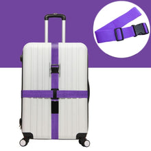Load image into Gallery viewer, Cross Rainbow Elastic Telescopic Bag Bungee Luggage Packing Belt Travel Luggage Fixed Strap - Mega Discount Store Ghana