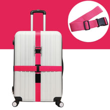 Load image into Gallery viewer, Cross Rainbow Elastic Telescopic Bag Bungee Luggage Packing Belt Travel Luggage Fixed Strap - Mega Discount Store Ghana