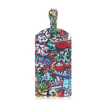 Load image into Gallery viewer, Cowhide Texture Coloured Drawing PU Luggage Tag Travel Bag Identification Tag - Mega Discount Store Ghana
