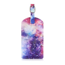 Load image into Gallery viewer, Cowhide Texture Coloured Drawing PU Luggage Tag Travel Bag Identification Tag - Mega Discount Store Ghana