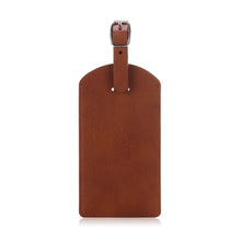 Load image into Gallery viewer, Cowhide Texture PU Luggage Tag Travel Bag Identification Tag - Mega Discount Store Ghana