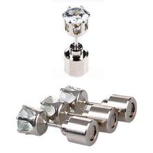 Load image into Gallery viewer, 2 PCS Stylish Cubic Zirconia Earrings with Bright Light, Random Color Delivery - Mega Discount Store Ghana