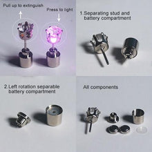 Load image into Gallery viewer, 2 PCS Stylish Cubic Zirconia Earrings with Bright Light, Random Color Delivery - Mega Discount Store Ghana