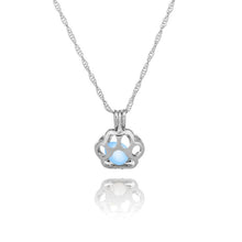 Load image into Gallery viewer, Woman Luminous Hollowing Animal Cat Paw Necklace - Mega Discount Store Ghana