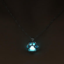 Load image into Gallery viewer, Woman Luminous Hollowing Animal Cat Paw Necklace - Mega Discount Store Ghana