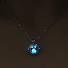 Load image into Gallery viewer, Woman Luminous Hollowing Animal Cat Paw Necklace - Mega Discount Store Ghana