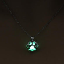 Load image into Gallery viewer, Woman Luminous Hollowing Animal Cat Paw Necklace - Mega Discount Store Ghana