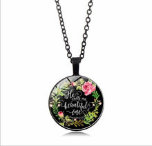 Load image into Gallery viewer, Rose Time Jewelry Dome Pendant Necklace. - Mega Discount Store Ghana