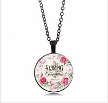 Load image into Gallery viewer, Rose Time Jewelry Dome Pendant Necklace. - Mega Discount Store Ghana