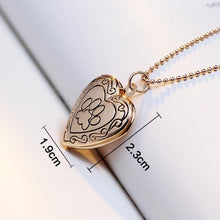 Load image into Gallery viewer, DIY Heart-shaped Photo Frame Memory Locket Pendant Necklace Jewelry - Mega Discount Store Ghana