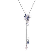 Load image into Gallery viewer, Flower Tassel Long Necklace Temperament Women Pendant Dress Accessories Sweater Necklace - Mega Discount Store Ghana
