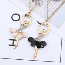 Load image into Gallery viewer, Women Ballerina Girl Necklace Exquisite Shimmer Rhinestone Pendant Necklace - Mega Discount Store Ghana
