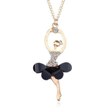 Load image into Gallery viewer, Women Ballerina Girl Necklace Exquisite Shimmer Rhinestone Pendant Necklace - Mega Discount Store Ghana