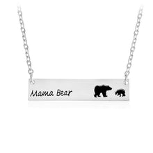 Load image into Gallery viewer, Simple Fashion Mama Bear Tag Engraved Animal Pendant Necklace Mother Kids Love Necklace - Mega Discount Store Ghana