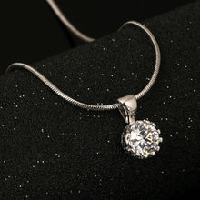 Load image into Gallery viewer, Women Unique Crown Cubic Zirconia Necklaces Pendants Chain Fashion Jewelry(Platinum Plated) - Mega Discount Store Ghana