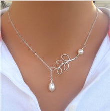 Load image into Gallery viewer, Leaf Pendant Necklace Statement Necklace Female Elegant Necklace - Mega Discount Store Ghana