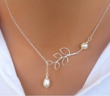Load image into Gallery viewer, Leaf Pendant Necklace Statement Necklace Female Elegant Necklace - Mega Discount Store Ghana
