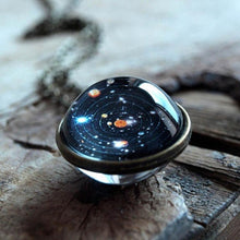 Load image into Gallery viewer, Double-sided Glass Ball Necklace Gem Universe Star Necklace Handmade Women Men Jewelry(Starry Sky) - Mega Discount Store Ghana
