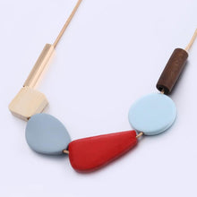 Load image into Gallery viewer, Colorful Resin Beads Statement Necklace Women Multicolor Wood Necklaces Pendants - Mega Discount Store Ghana