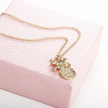 Load image into Gallery viewer, Gold Color Pineapple Pendant Chain Necklace - Mega Discount Store Ghana