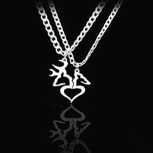 Load image into Gallery viewer, Dear Kissing Heart Shape Necklace Set for Men Women Couple Jewelry - Mega Discount Store Ghana