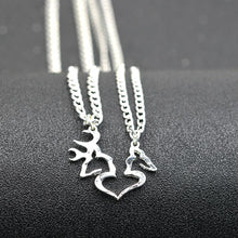 Load image into Gallery viewer, Dear Kissing Heart Shape Necklace Set for Men Women Couple Jewelry - Mega Discount Store Ghana