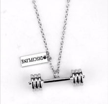 Load image into Gallery viewer, Sport Barbell Dumbbell Pendant Jewelry Lover Friend Bodybuilding Necklaces for Men Women - Mega Discount Store Ghana