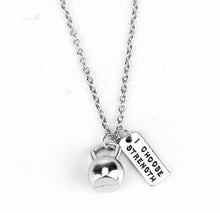 Load image into Gallery viewer, Sport Barbell Dumbbell Pendant Jewelry Lover Friend Bodybuilding Necklaces for Men Women - Mega Discount Store Ghana