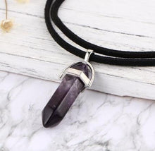 Load image into Gallery viewer, Double Layer Black Velvet Chokers Fashion Punk Geometric Opal Necklaces Boho Party Jewelry Gift - Mega Discount Store Ghana