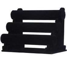 Load image into Gallery viewer, 3-Tier Jewelry Bracelet Watch Bangle Display Holder Stand Showcase Bracelet Holder(Black) - Mega Discount Store Ghana