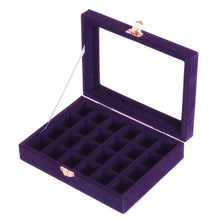 Load image into Gallery viewer, Jewelry Box, Jewelry Tray Holder Storage Jewelry Organizer 24 Grids Ring Ear Studs Jewelry Box - Mega Discount Store Ghana