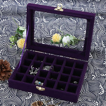 Load image into Gallery viewer, Jewelry Box, Jewelry Tray Holder Storage Jewelry Organizer 24 Grids Ring Ear Studs Jewelry Box - Mega Discount Store Ghana