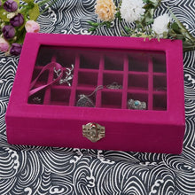 Load image into Gallery viewer, Jewelry Box, Jewelry Tray Holder Storage Jewelry Organizer 24 Grids Ring Ear Studs Jewelry Box - Mega Discount Store Ghana