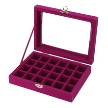 Load image into Gallery viewer, Jewelry Box, Jewelry Tray Holder Storage Jewelry Organizer 24 Grids Ring Ear Studs Jewelry Box - Mega Discount Store Ghana