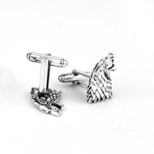 Load image into Gallery viewer, Fashion Vintage Movie Game of Thrones Stark Cufflinks Men Shirts Wedding Party Luxury(Sliver) - Mega Discount Store Ghana