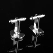 Load image into Gallery viewer, Cufflink Stainless Metal Cuff Buttons Pins Shirt Cuff links for men women fashion jewellery - Mega Discount Store Ghana
