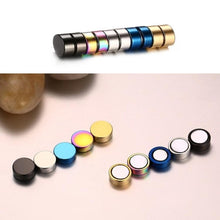 Load image into Gallery viewer, 1Piece Punk Unisex Strong Magnet Magnetic Ear Stud Non Piercing Earrings Fake Earrings Gift - Mega Discount Store Ghana