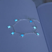 Load image into Gallery viewer, Women Luminous Beach Pentagon Star Silver Chain Anklets - Mega Discount Store Ghana
