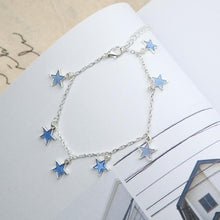 Load image into Gallery viewer, Women Luminous Beach Pentagon Star Silver Chain Anklets - Mega Discount Store Ghana