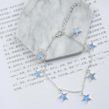 Load image into Gallery viewer, Women Luminous Beach Pentagon Star Silver Chain Anklets - Mega Discount Store Ghana