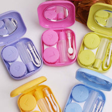 Load image into Gallery viewer, 5PCS/Set Mini Square Plastic Contact Lens Case with Mirror - Mega Discount Store Ghana