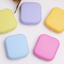 Load image into Gallery viewer, 5PCS/Set Mini Square Plastic Contact Lens Case with Mirror - Mega Discount Store Ghana
