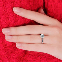 Load image into Gallery viewer, 925 Sterling Silver Woman Crystal Wedding Engagemen Ring Shinning Cubic Zirconia Fine Jewelry - Mega Discount Store Ghana