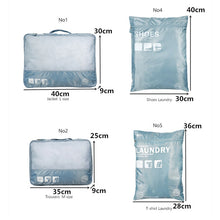 Load image into Gallery viewer, 7 in 1 Packing Cube Travel Storage Bags Unisex Portable Large Capacity Clothing Cosmetics Sorting Pouch Organizer - Mega Discount Store Ghana