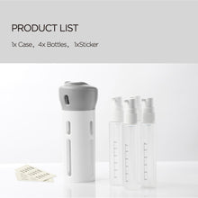 Load image into Gallery viewer, 2 PCS 4 in 1 Portable Travel Bottles Set Organized Waterproof Toiletries Refillable Liquid Container - Mega Discount Store Ghana